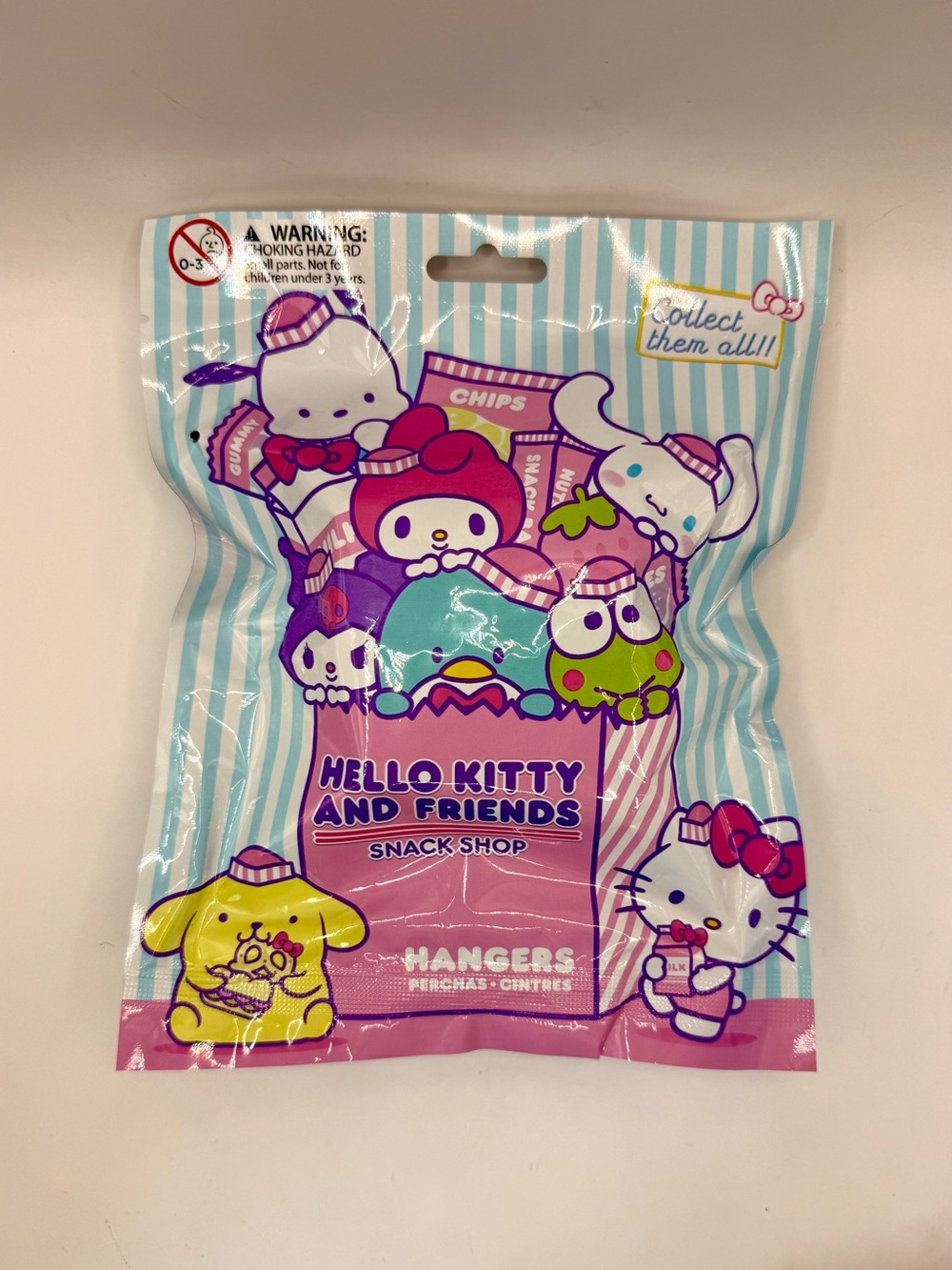 Authentic Sanrio Hello Kitty & Friends Snack Shop Mystery Hanger Blind Bag